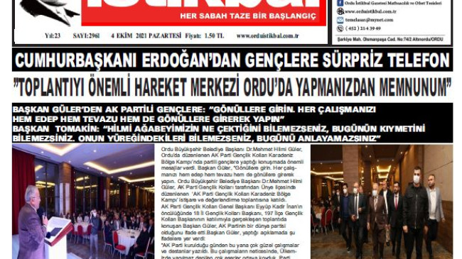 04.10.2021 PAZARTESİ