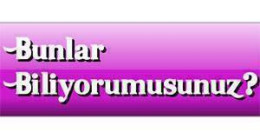 05/01/2017 Bunları Biliyor musunuz?