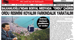 31 MAYIS 2017 ÇARŞAMBA