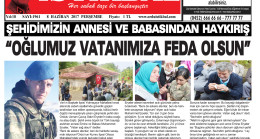 8 HAZİRAN 2017 PERŞEMBE