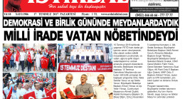 17 TEMMUZ 2017 PAZARTESİ