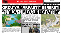 25 EYLÜL 2017 PAZARTESİ