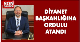 HEMŞERİMİZ ERBAŞ DİYANET BAŞKANI OLDU