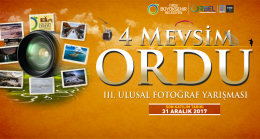 “4 MEVSİM ORDU” FOTOĞRAF YARIŞMASI