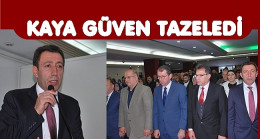 KAYA YENİDEN BAŞKAN 