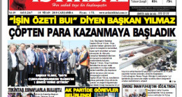 18 NİSAN 2018 ÇARŞAMBA