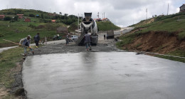 YAYLALAR BETON YOL İLE BAĞLANIYOR