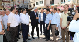 BAŞKAN YILMAZ SEL ZEDELERİ DİNLEDİ