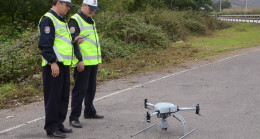 ORDU TRAFİĞİNDEN “DRONE”Lİ  DENETİM  