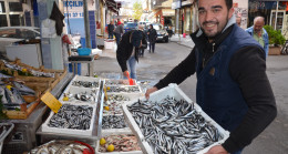 HAMSİ TEZGAHLARI SÜSLÜYOR 