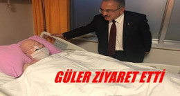 GÜLER’DEN GAZETECİYE ZİYARET