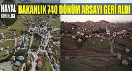 ÇAMBAŞI YAYLASI TATİL KÖYÜ PROJESİ “FOS” ÇIKTI