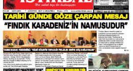 7 AĞUSTOS 2019 ÇARŞAMBA