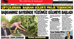 28 TEMMUZ 2020 SALI