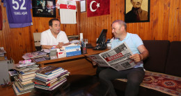 BÜLENT ŞİŞMAN’DAN GAZETEMİZE SÜPRİZ ZİYARET