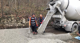 25 yıllık çile, beton yolla esenliğe kavuştu