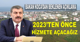 ŞEHİR HASTANESİ 2023’E YETİŞECEK