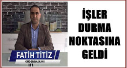 Titiz: Artık önümüzü göremiyoruz