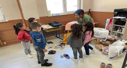 KÜBRA ÖĞRETMEN VE ÖĞRENCİLERİ SEVİNDİ