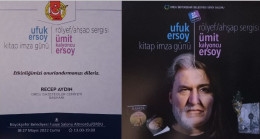 Kitap imza günü ve rölyef ahşap sergisi