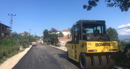 ÖCELİ MAHALLE YOLU SICAK ASFALT İLE BULUŞUYOR