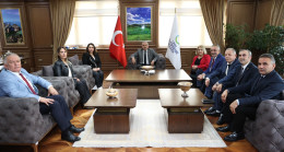 BAŞKAN GÜLER MUHTARLARI AĞIRLADI