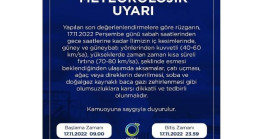 METEOROLOJİK UYARI