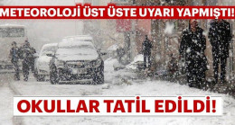 Ordu’da 7 ilçede okullar tatil edildi