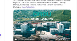 Bakan Koca’dan Ordu Şehir Hastanesi açıklaması