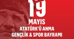 BAŞKAN KARLIBEL’DEN 19 MAYIS ATATÜRK’Ü ANMA GENÇLİK VE SPOR BAYRAMI MESAJI