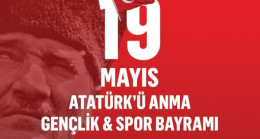 BAŞKAN KARLIBEL’DEN 19 MAYIS ATATÜRK’Ü ANMA GENÇLİK VE SPOR BAYRAMI MESAJI