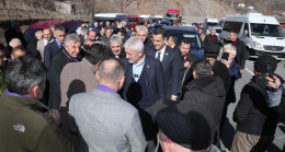 MESUDİYE ENVER YILMAZ’I BAĞRINA BASTI