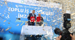 BÜYÜKŞEHİR İŞÇİSİ BAYRAM EDİYOR