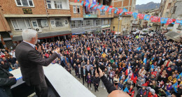 ENVER YILMAZ’DAN COŞKULU MİTİNG