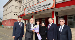 Vali EROL’dan İmam Hatip Lisesi’ne Ziyaret