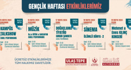 ALTINORDU’DA GENÇLİK HAFTASI DOLU DOLU GEÇECEK