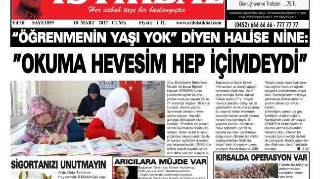 10 MART 2017 CUMA