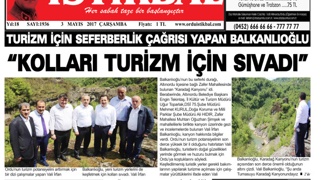 3 MAYIS 2017 ÇARŞAMBA