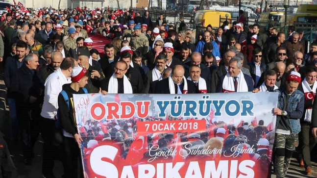 VALİ YAVUZ SARIKAMIŞ ŞEHİTLERİRİ TÖRENİNDE KONUŞTU: “GENÇLİK ŞÜHEADININ İZİNDE”