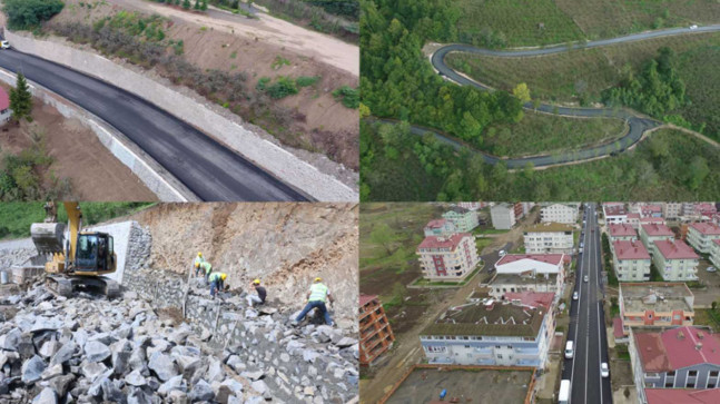 BÜYÜKŞEHİR HEDEFLERİNİN ÜSTÜNE ÇIKTI  “DİLE KOLAY, 1396 KM ASFALT YOL “ 