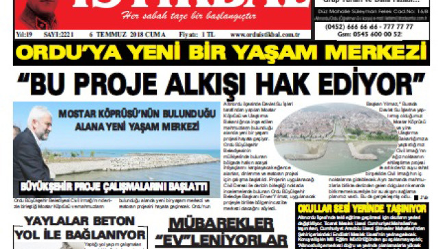 6 TEMMUZ 2018 CUMA