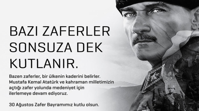 30 Ağustos Zafer Bayramımız Kutlu Olsun