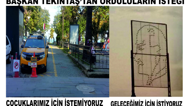 BAŞKAN TEKİNTAŞ’TAN ORDULULARIN İSTEĞİ ÇOCUKLARIMIZ İÇİN İSTEMİYORUZ GELECEĞİMİZ İÇİN İSTİYORUZ…