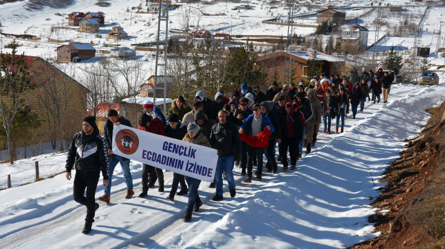 ÇAMBAŞI YAYLASI’NDA SARIKAMIŞ YÜRÜYÜŞÜ