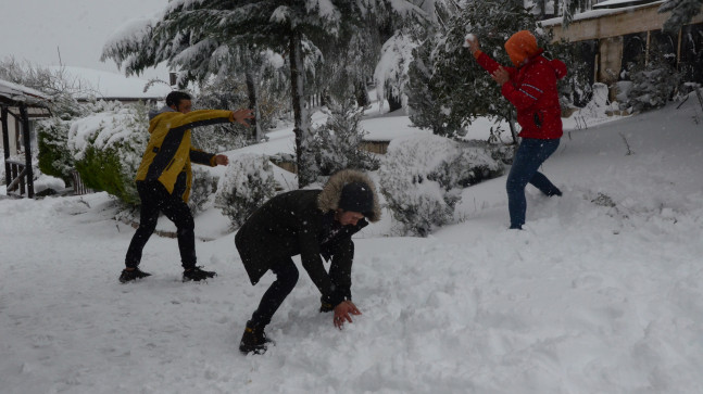 BOZTEPE’DE  KAR ŞENLİĞİ