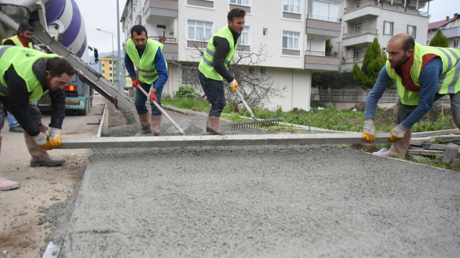 ALTINORDU’YA REKOR BASKI BETON KALDIRIMI