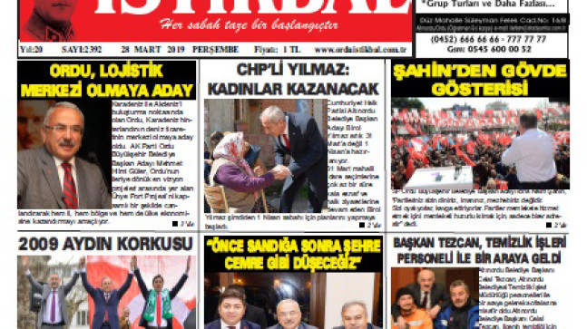 28 MART 2019 PERŞEMBE