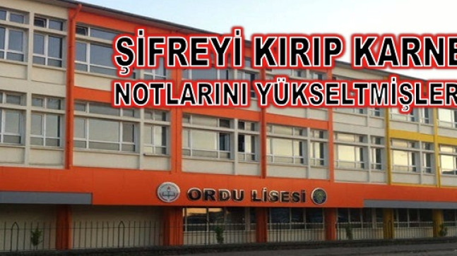 LİSEDE KARNE SKANDALI