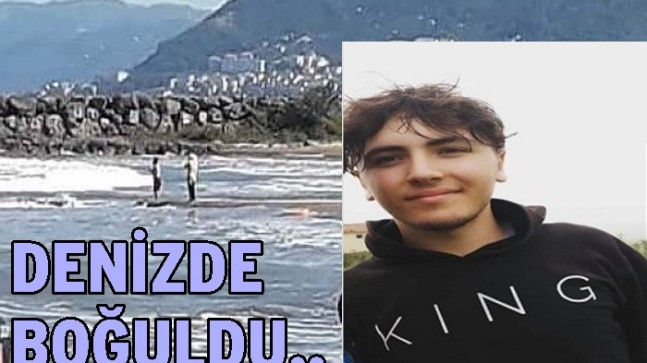SERİNLEMEK İÇİN DENİZE GİRDİ BOĞULDU