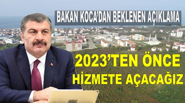 ŞEHİR HASTANESİ 2023’E YETİŞECEK